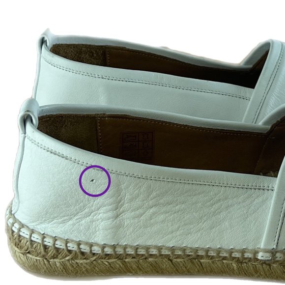 Updated Espadrille by BCBGMAXAZRIA: Handmade Leather Size 37 NWOT TINY DAMAGE - Picture 9 of 9